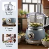 Virtuves kombains ARIETE Vintage Line 1781/05 — 1000 W, 2.1 L bļoda, rotācijas vadība, nerūsējošā tērauda asmens, zils