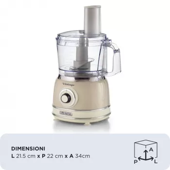 Ariete Vintage Line 1781/03 virtuves kombains 1000 W 2.1 L Bēšs