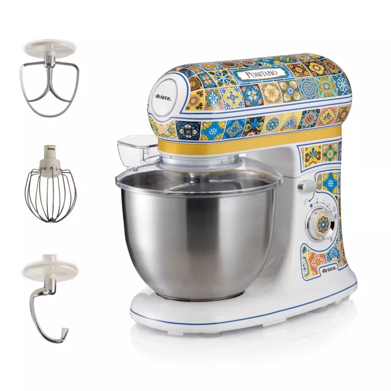 Ariete 1588/0P Positano planetārais virtuves robots, 5,5 l, 2400 W, daudzkrāsu