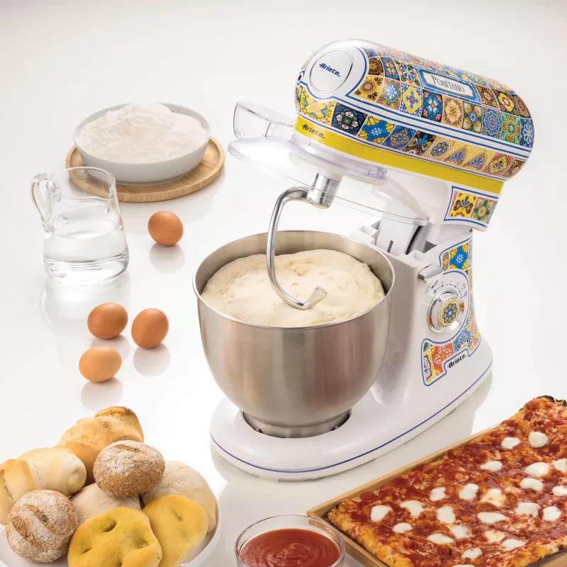 Ariete 1588/0P Positano planetārais virtuves robots, 5,5 l, 2400 W, daudzkrāsu