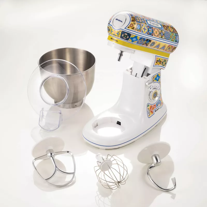 Ariete 1588/0P Positano planetārais virtuves robots, 5,5 l, 2400 W, daudzkrāsu