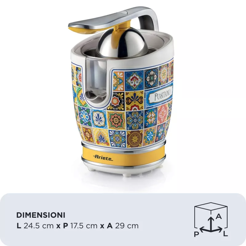 Elektriskais citrusaugļu spieds Ariete 0413/0P 0.6L 85W Daudzkrāsains dzeltens