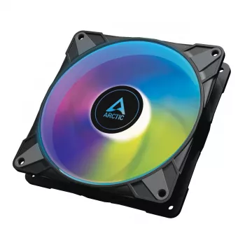 ARCTIC P14 PWM PST A-RGB 0dB - daļēji pasīvs 140 mm ventilators ar digitālo A-RGB apgaismojumu