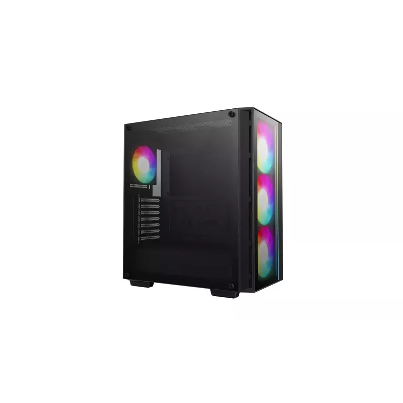 DeepCool MATREXX 55 V4 C R-MATREXX55-BCADA4-G-4 Midi Tower datora korpuss, rūdīts stikls, ATX/Micro-ATX/Mini-ITX, melns