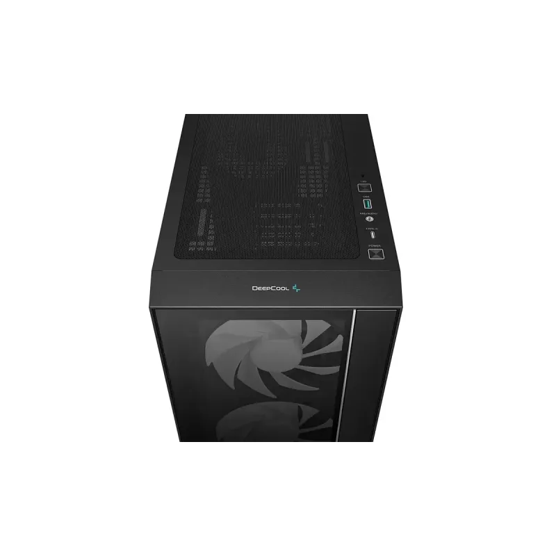 DeepCool MATREXX 55 V4 C R-MATREXX55-BCADA4-G-4 Midi Tower datora korpuss, rūdīts stikls, ATX/Micro-ATX/Mini-ITX, melns