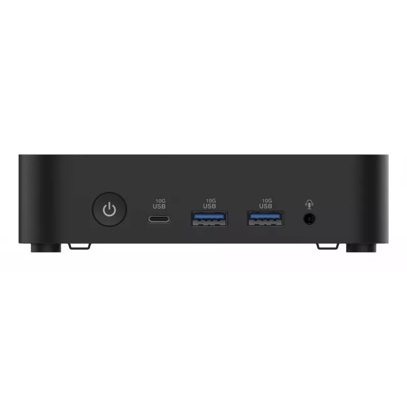 Mini dators ASUS NUC 14 Essential RNUC14MNK3500002 (bez RAM un datu nesēja), Intel Core 3 N355, Wi-Fi 6E, bez operētājsistēmas, melnā krāsā