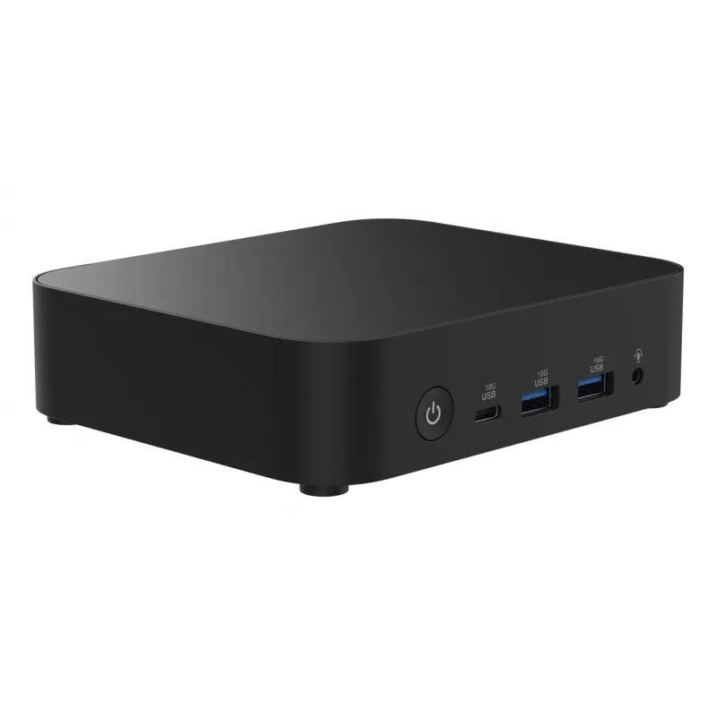 Mini dators ASUS NUC 14 Essential RNUC14MNK3500002 (bez RAM un datu nesēja), Intel Core 3 N355, Wi-Fi 6E, bez operētājsistēmas, melnā krāsā