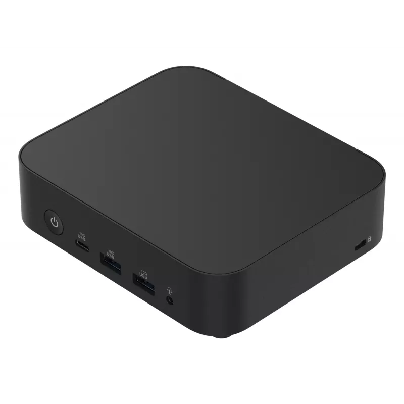 Mini dators ASUS NUC 14 Essential RNUC14MNK3500002 (bez RAM un datu nesēja), Intel Core 3 N355, Wi-Fi 6E, bez operētājsistēmas, melnā krāsā