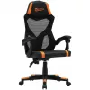 Spēļu krēsls Canyon Flow MCH01 Cietais sēdeklis Melns Oranžs 120 kg