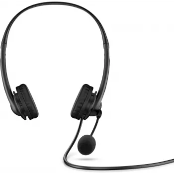 HP Stereo USB Headset G2, vadu, birojam/zvanu centram, 90 g, austiņas, melns