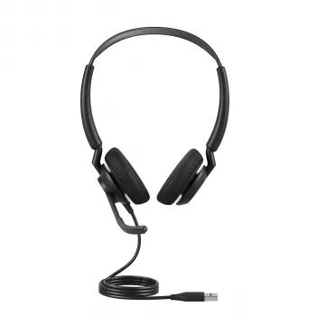Jabra Engage 50 II - USB-A UC Stereo, Vadu, Birojs/Zvanu centrs, 65 g, Austiņas, Melns
