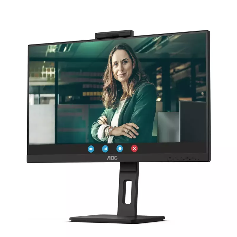 AOC 24P3CW monitors 60.5 cm (23.8 collas) 1920 x 1080 pikseļi Full HD LED Melns