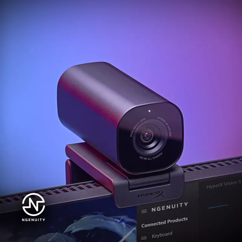 HyperX Vision S tīmekļa kamera, melna