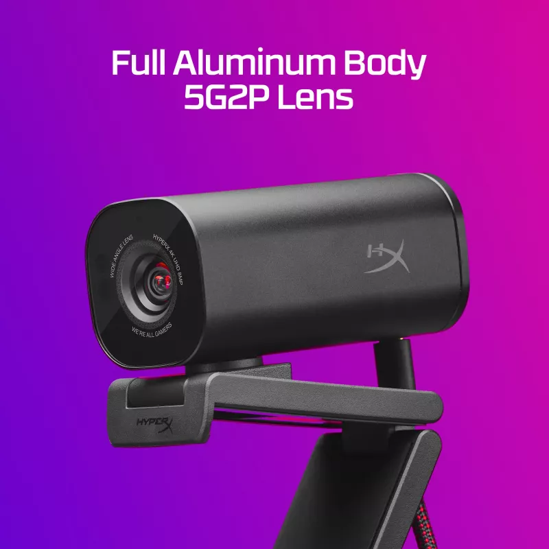 HyperX Vision S tīmekļa kamera, melna