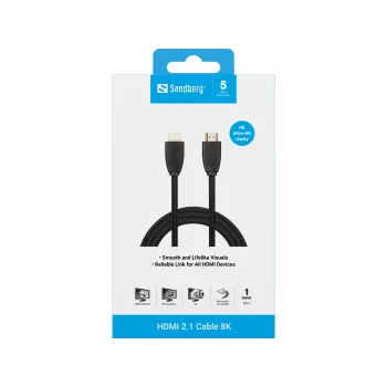 Sandberg HDMI 2.1 kabelis 8K, 1m