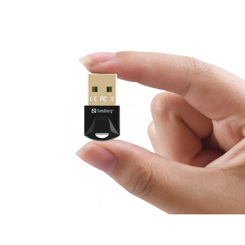 Sandberg USB BT 5.3 bezvadu Bluetooth dongle, melns