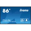 iiyama LH8664UHS-B2AG digitālais displejs 85.6 collu 4K Ultra HD 500 cd/m² Wi-Fi Android 11 24/7