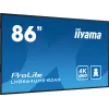 iiyama LH8664UHS-B2AG digitālais displejs 85.6 collu 4K Ultra HD 500 cd/m² Wi-Fi Android 11 24/7