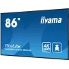 iiyama LH8664UHS-B2AG digitālais displejs 85.6 collu 4K Ultra HD 500 cd/m² Wi-Fi Android 11 24/7