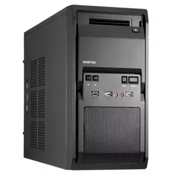 Chieftec LT-01B-OP datora korpuss Mini Tower Melns