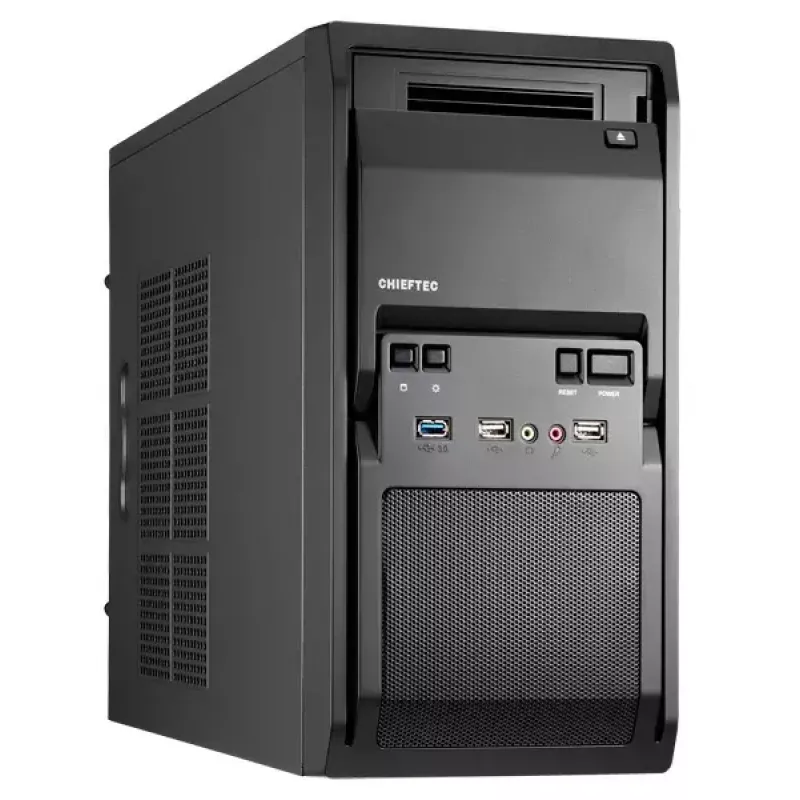 Chieftec LT-01B-OP datora korpuss Mini Tower Melns