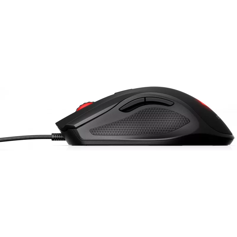 HP OMEN Vector pele, labā roka, IR LED, USB Type-A, 16000 DPI, 1 ms, Melna