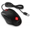 HP OMEN Vector pele, labā roka, IR LED, USB Type-A, 16000 DPI, 1 ms, Melna