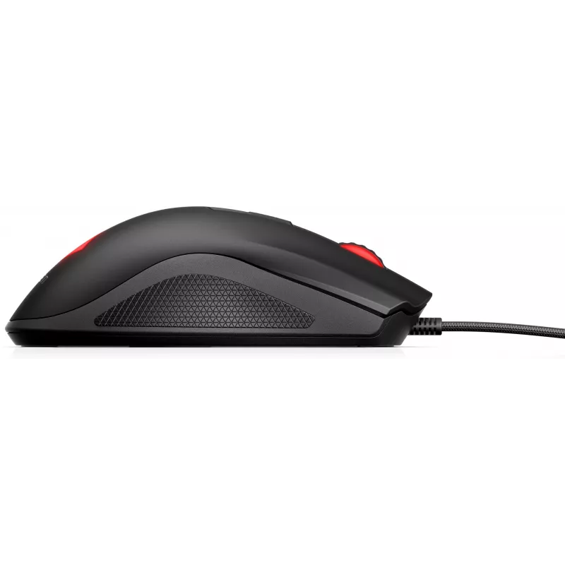 HP OMEN Vector pele, labā roka, IR LED, USB Type-A, 16000 DPI, 1 ms, Melna