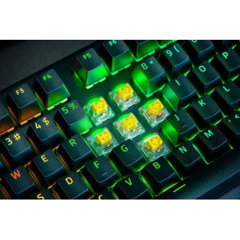 Razer BlackWidow V4 Pro tastatūra Gaming USB QWERTY US International Melna Mehāniska RGB LED