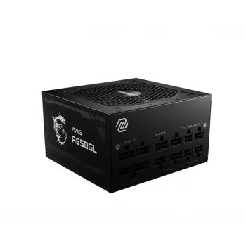 MSI MAG A650GL barošanas bloks 650 W 20+4 kontaktu ATX ATX Melns