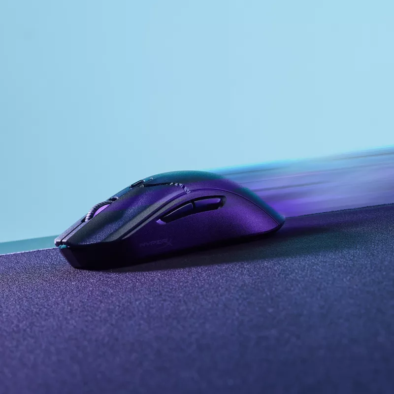HyperX Pulsefire Haste 2 Core Wls - Gaming pele (Melna/Melna)