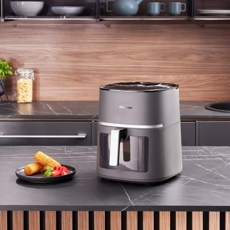 Hisense HAF1900D karstā gaisa friteris, 7 l, 1800 W, 200 °C, 10 iepriekš iestatītas programmas