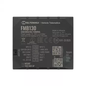 GPS izsekotājs Teltonika FMB130 Melns Auto