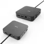 i-tec USB-C HDMI Dual DP dokstacija ar 100 W barošanu