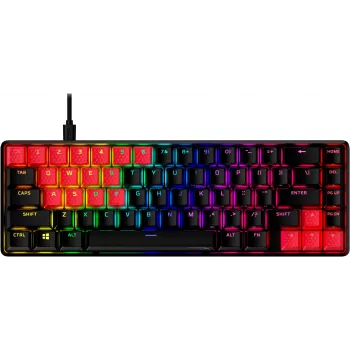 HyperX Gumijas Taustiņi - Spēļu Piederumu Komplekts - Sarkans (US Izkārtojums)