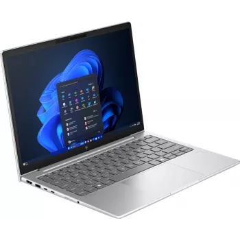 HP EliteBook 6 G1i Intel Core Ultra 5 225U klēpjdators 33,8 cm (13,3 collu) WUXGA 16 GB DDR5-SDRAM Wi-Fi 7 (802.11be) Windows 11 Pro AI PC Sudrabs