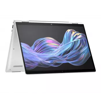 HP EliteBook X Flip G1i Next Gen AI PC Copilot+ PC Intel Core Ultra 7 258V hibrīdklēpjdators 35,6 cm (14 collu) skārienekrāns WUXGA 32 GB LPDDR5x-SDRAM Wi-Fi 7 (802.11be) Windows 11 Pro sudraba krāsā