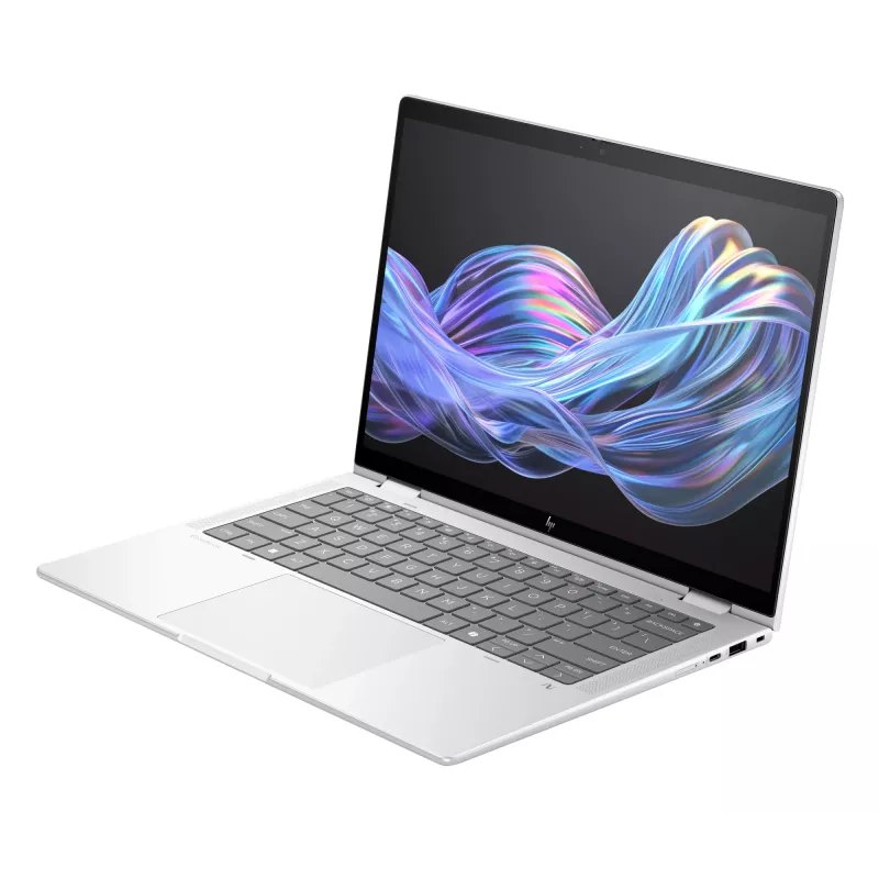HP EliteBook X Flip G1i Next Gen AI PC Copilot+ PC Intel Core Ultra 7 258V hibrīdklēpjdators 35,6 cm (14 collu) skārienekrāns WUXGA 32 GB LPDDR5x-SDRAM Wi-Fi 7 (802.11be) Windows 11 Pro sudraba krāsā