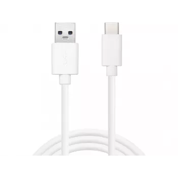 Sandberg USB-C 3.1 USB-A 3.0 2M kabelis, 2 m, USB C, USB A, USB 3.2 Gen 1 (3.1 Gen 1), Tēviņš/Tēviņš, Balts