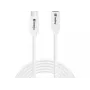 Sandberg 136-55 USB-C pagarinājuma vads, spraudnis–ligzda, 100 W, 10 Gbps, 2 m, balts