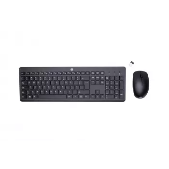 Bezvadu pelītes un tastatūras komplekts HP 230 Full-size Melns