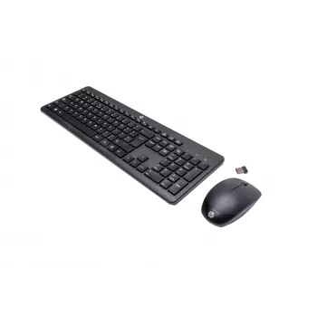 Bezvadu pelītes un tastatūras komplekts HP 230 Full-size Melns