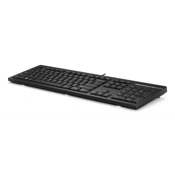 Tastatūra HP 125 USB WD KBD Bulk 12 pilna izmēra vadu QWERTY