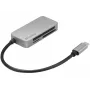 Sandberg USB-C Multi Card Reader Pro, CF, MMC, MicroSD, SD, SDHC, SDXC, xD, Melns, USB 3.2 Gen 1 Type-C, 1 gab., 82 mm, 23 mm