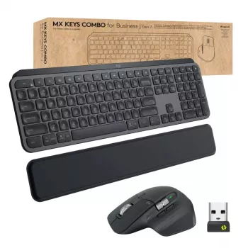 Klaviatūras un peles komplekts Logitech MX Keys Combo for Business Gen 2