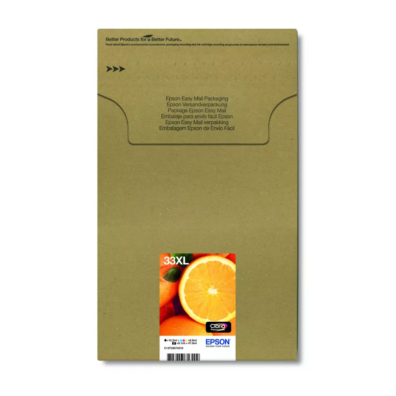 Epson Oranges Multipack 5 krāsas 33XL Claria Premium Ink EasyMail