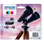 Epson 502XL tintes komplekts 4 krāsas, augstas ietilpības (XL), melna, ciāna, fuksīna, dzeltena