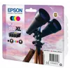 Epson 502XL C13T02W64020 Claria Home Ink tintes kārtridžu komplekts, 4 gab., XL, 28,4 ml, melns/ciāna/fuksīna/dzeltens, līdz 550 (melns) / 470 (krāsu) lappusēm