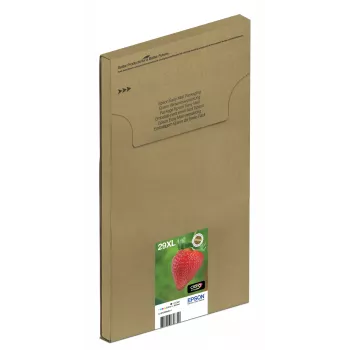 Epson Strawberry 29XL EasyMail multipaka 4 krāsas, augstas ietilpības (XL), melna, ciāna, fuksīna, dzeltena, 11,3 ml, 6,4 ml, 1 iepakojums