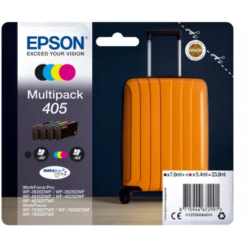 Epson 405 oriģinālā tintes kasetne 1 gab. Standarta ietilpība Melna, Ciāna, Fuksīna, Dzeltena